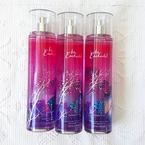 Bath and body works Be enchanted body mist set of 3